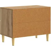 vidaXL Table de chevet Chêne artisanal 62 x 34,5 x 48 cm