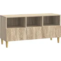 vidaXL Meuble TV 102 x 34,5 x 50 cm en aggloméré chêne Sonoma