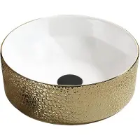 Mexen Lavabo CLARISA blanc/or 41 cm