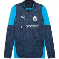 Puma Haut d'entraînement zippé 1/4 Olympique Marseille | XL | Bleu