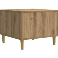 vidaXL Table basse en chêne Artisan 50 x 49 x 40 cm, bois d'ingénierie