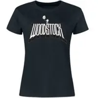 Snoopy T-Shirt Manches courtes de - Woodstock - Music - S - 3XL - pour Femme - noir - Taille 3XL