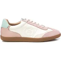 Carmela pour femme. 16206006-NUDE Baskets en cuir 162060 nude (37), Plat, Lacets, Casuel