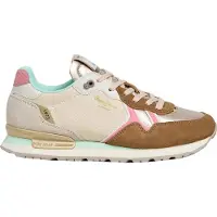 Pepe Jeans Brit Glen Trainers Beige EU 37 Femme