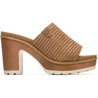 Refresh pour femme. 17528202-CAMEL Sandales 175282 marron (39), Tissu, 5 à 8 cm, Aucun, Casuel