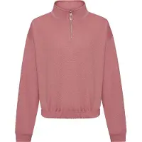 Awdis Sweat court col zipp? femme Dusty Rose - AWDIS JH037 - Taille XL