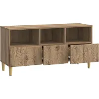 vidaXL Meuble TV 102 x 34,5 x 50 cm en aggloméré chêne Artisan