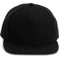 K-Up Casquette Snapback - 5 panneaux Black/Black - K-up KP159 - Taille One Size