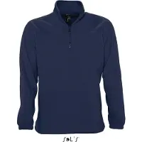 Sols Sweat Shirt Polaire Col Zippé - 56000 - Bleu Marine