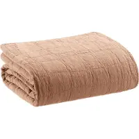 Vivaraise Plaid Recyclé Titou Dragee 140 X 200 Cm Vivaraise