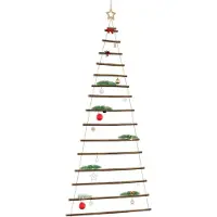vidaXL Sapin de Noël suspendu avec étoile supérieure 100 x 210 cm Branche naturelle