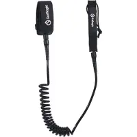 Surflogic Foil Coil Ankle 6' Surfleash Noir 7mm Noir 7mm