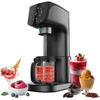 Cecotec Sorbetière Gelatec 2100 500W 11 Programmes Technologie Creamon Écran Tactile Capacité 2.1L Contenants sans BPA