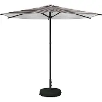 vidaXL Parasol de jardin avec pied, 270 x 270 cm, polyester, à angle droit