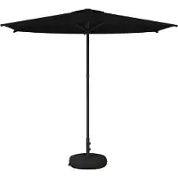 vidaXL Parasol de jardin avec pied, 270 x 270 cm, polyester, à angle droit
