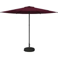 vidaXL Parasol de jardin avec pied, 300 x 300 cm, polyester, à angle droit