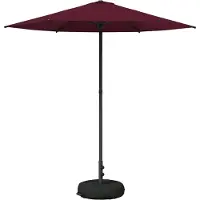 vidaXL Parasol de jardin avec pied, 230 x 230 cm, polyester, rectangulaire