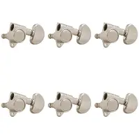 Grover Original Rotomatics 18:1 Gear Ratio 102-18 Series mécaniques Nickel set de 6 - 3x3