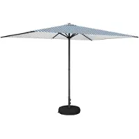 vidaXL Parasol de jardin avec pied, 200 x 300 cm, polyester, rectangulaire