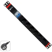 Wp Europe Schuko 19" 6 Rail de prises WP WPN-PDU-G02-06