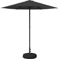 vidaXL Parasol de jardin avec pied, 230 x 230 cm, polyester, rectangulaire