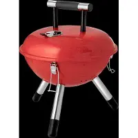Fritel A501 Barbecue Au Charbon Et Électrique 2 En 1 Rouge