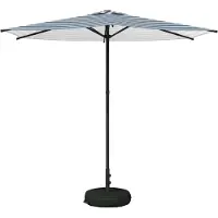vidaXL Parasol de jardin avec pied, 270 x 270 cm, polyester, à angle droit