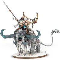 Games Workshop Warhammer AoS - Ogor Mawtribes Tyran du Givre sur Mastauroc (Matières plastiques)