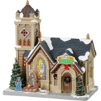 Lemax Chapelle de gui à piles Led Christmas