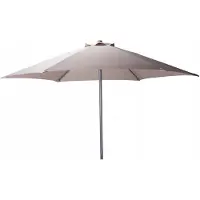 Koopman Parasol - Parasol de jardin - Taupe - Aluminium - 230 x 225 cm