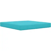vidaXL Coussin de canapé d'extérieur 3 pcs Turquoise Polyester