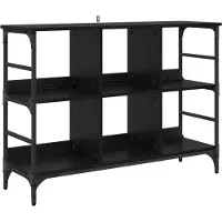vidaXL Sideboard noir 102x32x73,5 cm Bois composite