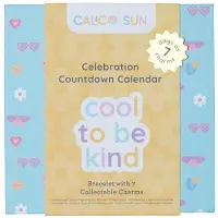 Calico Sun Compte à rebours Calendrier Jouet Cool to be Kind coloré