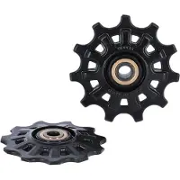 Campagnolo Record/chorus/potenza/centaur 11s 8.4 Mm Jockey Wheel Set Noir