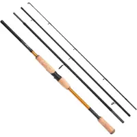 Shimano STC AX Travel Spinning, 2,4m, 7,87ft, 14-42g, 4 pièces, canne à pêche de voyage, Medium Heavy, STCAXSPIN24MH