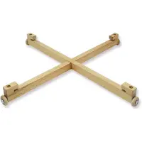 Twisk Plateau tournant en bois W. Jeu de mots 40cm
