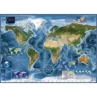 Heye Puzzle 2000 pièces Carte satellite 29797