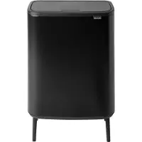 Brabantia Bo Touch Hi Trash Can 2 Pieces Clair