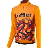 Löffler Maillot cycliste Loeffler à manches longues M Bike L/s jersey Ambassador MID-Orange