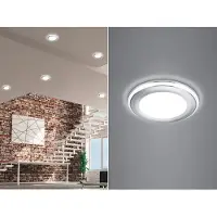 TRIO Spot encastré LED Aura 8,2 cm gris