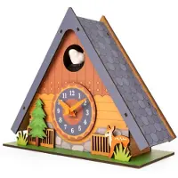 Kikkerland - Cuckoo Clock - 22 cm x 18.25 cm x 9 cm
