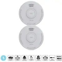 Alecto Sd530 2x Détecteur De Fumée White