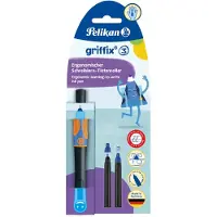 Pelikan Roller Griffix Neon Black Blister (1x)