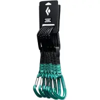 Black Diamond - Pack de 6 dégaines d'escalade - Hotforge Hybrid Quickpack 12 Cm Clean Green - Vert
