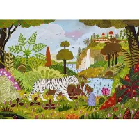 Pieces & Peace Puzzle White Tiger - 1500 pièces jeu de pose multicolore