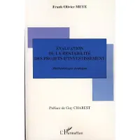 Editions L'Harmattan Evaluation de la rentabilité des projets d'investissement