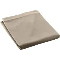 Douceur d'intérieur Drap Plat - - PERCALINE - Percale de Coton 78fils - beige
