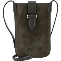 Decadent Cuir sac pour téléphone portable Fiona Mobile Bag Suede Army vert
