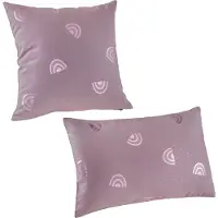 Howa set de 2 housses de coussin "arc-en-ciel" 8701