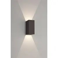 Astro Oslo 160 - LED Extérieur Montée Descente Murale 2 Luminaires, Noir, IP65